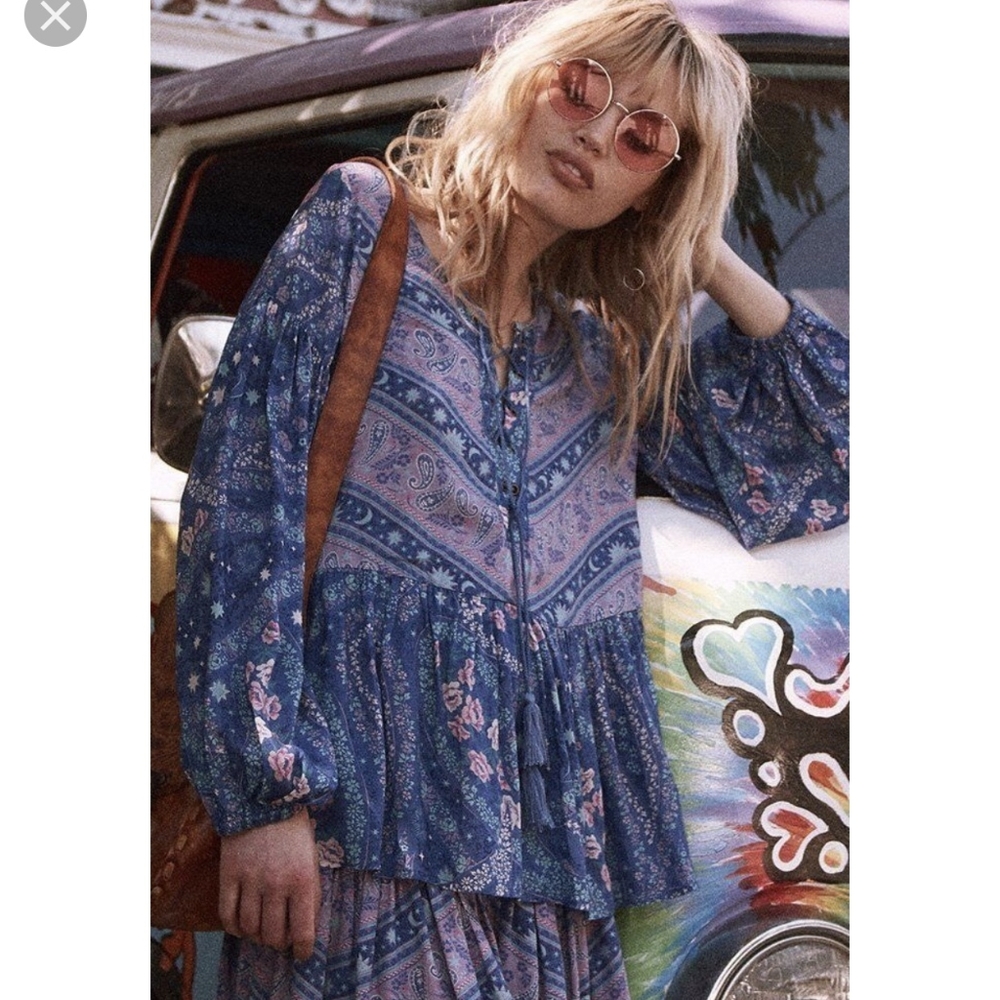 Spell City Lights Blouse NWT XXS